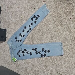 Star studded Blue Jeans